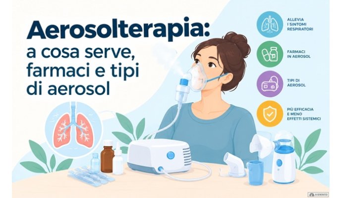 Aerosolterapia: a cosa serve, farmaci e tipi di aerosol