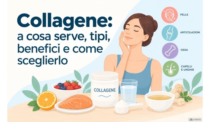 Collagene: a cosa serve, tipi, benefici e come sceglierlo