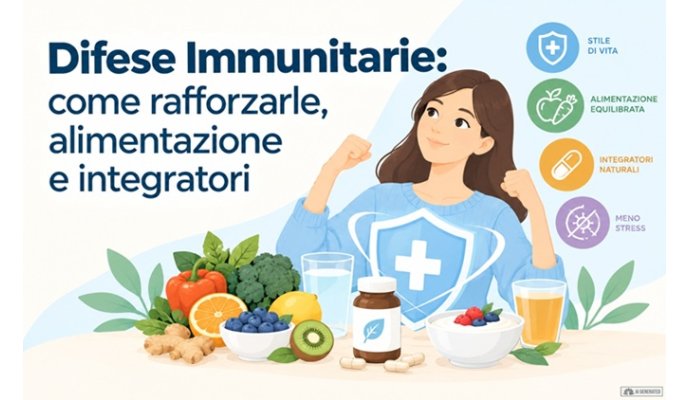 Difese immunitarie: come rafforzarle, alimentazione e integratori