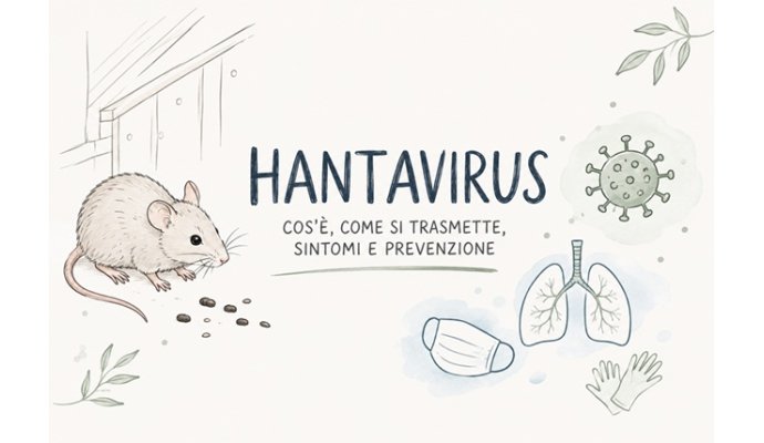 Hantavirus: sintomi, trasmissione e come proteggersi