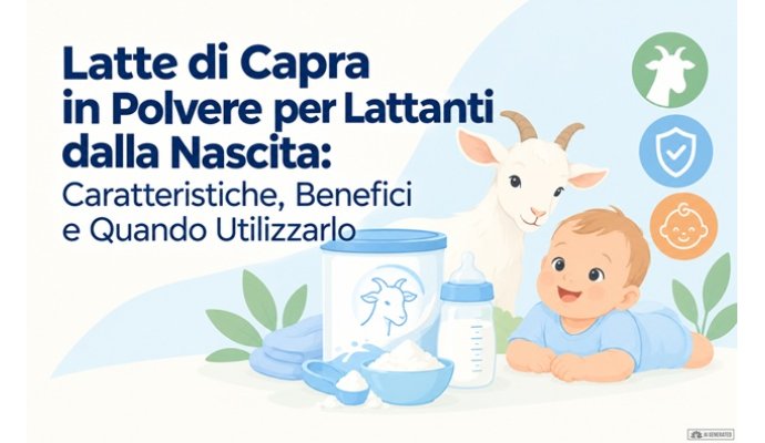 Latte di capra per lattanti dalla nascita: benefici e uso