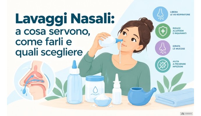 Lavaggi nasali: a cosa servono, come farli e quali scegliere