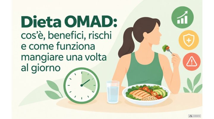 Dieta OMAD: cos'è, benefici, rischi e come funziona mangiare una volta al giorno