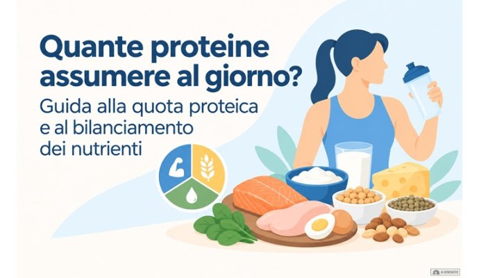 Quante proteine assumere al giorno? Guida alla quota proteica e al bilanciamento dei nutrienti Quante proteine assumere al giorno? Guida alla quota proteica e al bilanciamento dei nutrienti