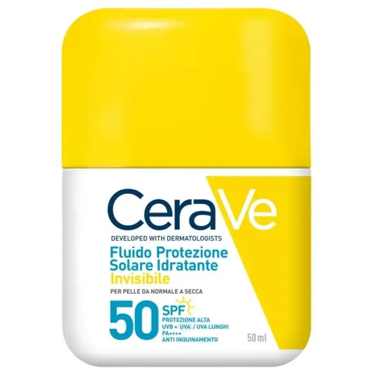 Cerave - Fluido protezione solare Idratante invisibile SPF 50+ - 50 ml