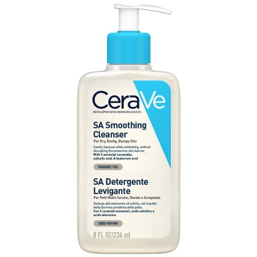 Cerave SA Detergente Levigante schiumogeno con acido salicilico - 236 ml Cerave SA Detergente Levigante schiumogeno con acido salicilico - 236 ml