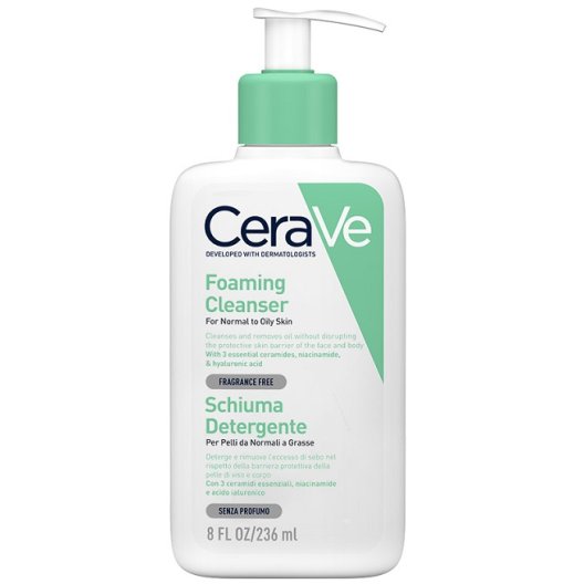 Cerave Schiuma detergente Viso - 236 ml Cerave Schiuma detergente Viso - 236 ml