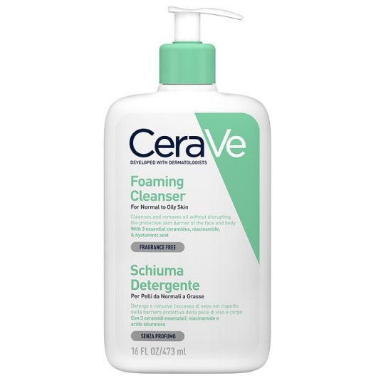Cerave Schiuma Detergente viso e corpo - 473 ml Cerave Schiuma Detergente viso e corpo - 473 ml