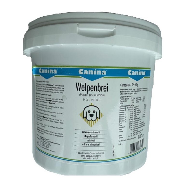 Pappa per cuccioli in polvere con vitamine e nutrienti Welpenbrei 2,5 kg Pappa per cuccioli in polvere con vitamine e nutrienti Welpenbrei 2,5 kg