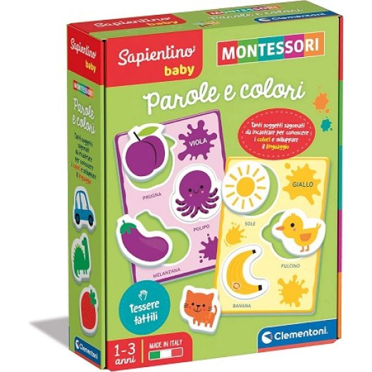 Sapientino Baby Montessori parole e colori - gioco Clementoni 16404 Sapientino Baby Montessori parole e colori - gioco Clementoni 16404