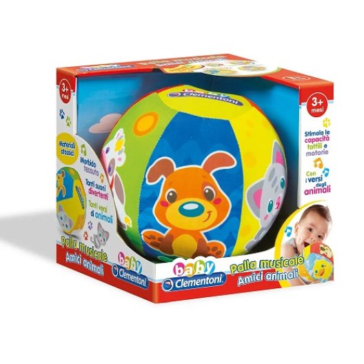 Palla musicale amici animali - gioco Clementoni 17132 Palla musicale amici animali - gioco Clementoni 17132