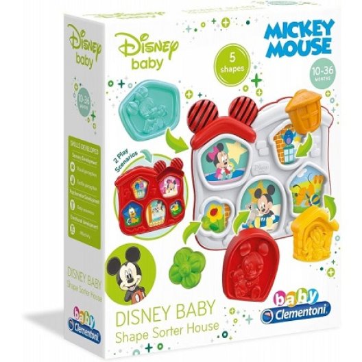 Disney baby casetta forme e colori - gioco Clementoni 17266 Disney baby casetta forme e colori - gioco Clementoni 17266