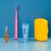 Curaprox Travel Set - spazzolino da viaggio + dentifricio + scovolino - Giallo