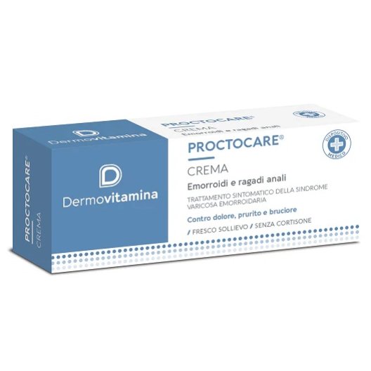Dermovitamina Proctocare Crema - contro le emorroidi e le ragadi anali - 30 ml + applicatore