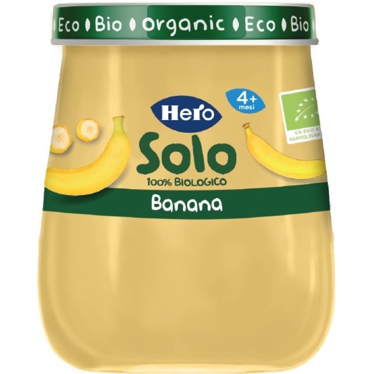 Hero Solo Omogeneizzato Biologico Banana - 120 grammi Hero Solo Omogeneizzato Biologico Banana - 120 grammi