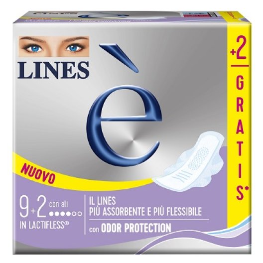 Lines è assorbenti Giorno con ali - 11 assorbenti