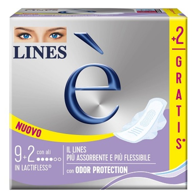 Lines è assorbenti Giorno con ali - 11 assorbenti