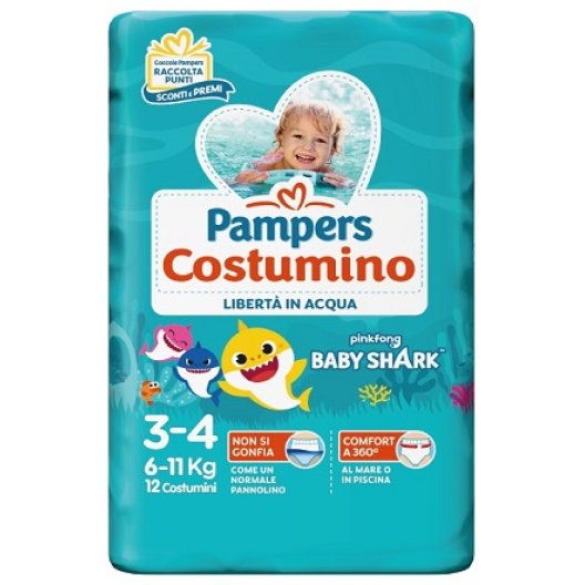 Pampers costumino midi taglia 3-4 (6 -11 kg) - 12 costumini Pampers costumino midi taglia 3-4 (6 -11 kg) - 12 costumini