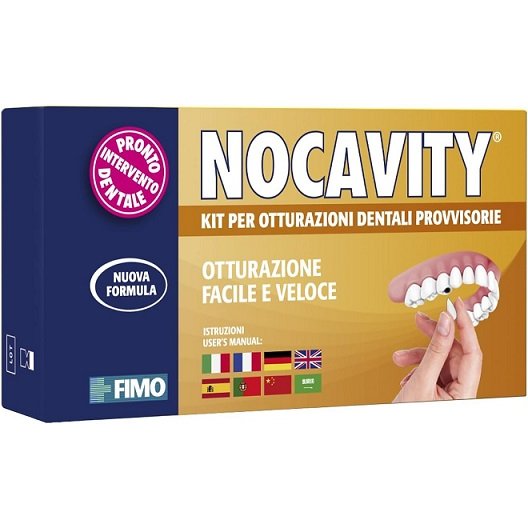 Nocavity - Kit per riparare otturazioni dentali provvisorie - 1 pz Nocavity - Kit per riparare otturazioni dentali provvisorie - 1 pz