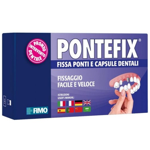 Pontefix - Kit per fissaggio provvisorio di ponti e capsule dentali 