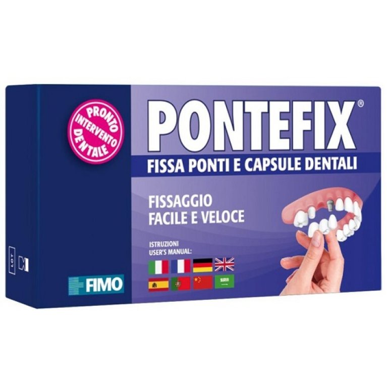 Pontefix - Kit per fissaggio provvisorio di ponti e capsule dentali Pontefix - Kit per fissaggio provvisorio di ponti e capsule dentali