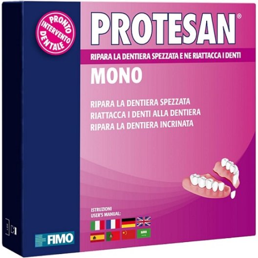 Protesan Mono - Kit Riparazione Dentiera - Con plastilina stabilizzante Protesan Mono - Kit Riparazione Dentiera - Con plastilina stabilizzante