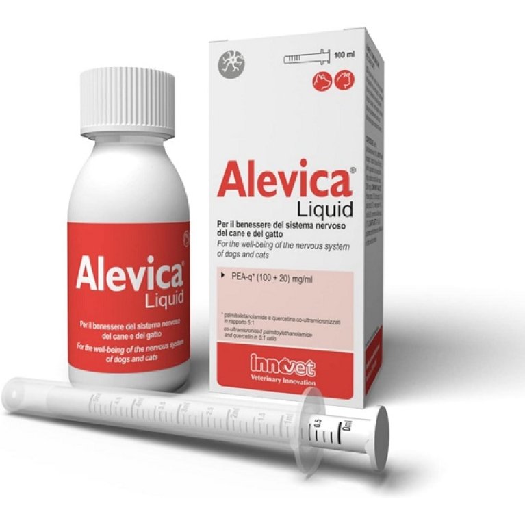 Alevica liquid - 100 ml - per il benessere del sistema nervoso di cani e gatti 