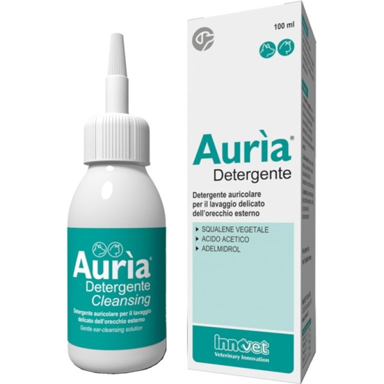 Auria Detergente Auricolare per cani e gatti - 100 ml