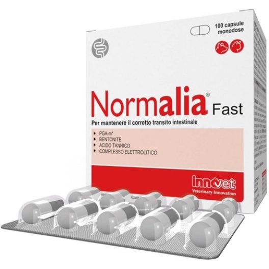 Normalia Fast - 100 capsule - Diarrea Acuta Cani Gatti 