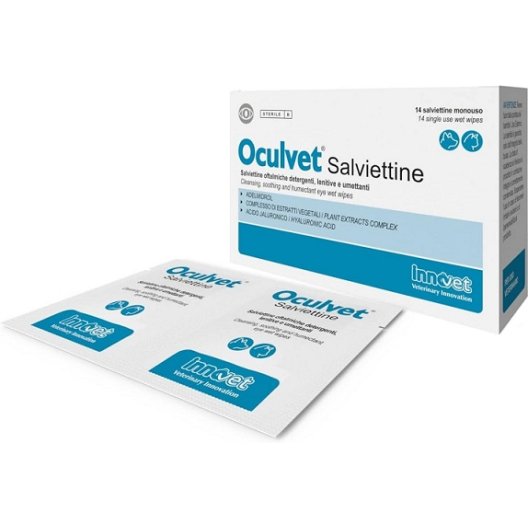 Oculvet Salviettine oculari per cani e gatti - 14 salviettine Oculvet Salviettine oculari per cani e gatti - 14 salviettine
