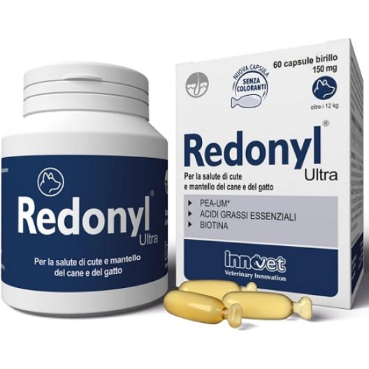 Redonyl ultra 150 mg - 60 capsule birillo - per cute e mantello di cani e gatti Redonyl ultra 150 mg - 60 capsule birillo - per cute e mantello di cani e gatti
