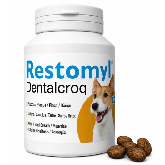 Restomyl Dentalcroq Cane 60g | Igiene Dentale e Placca