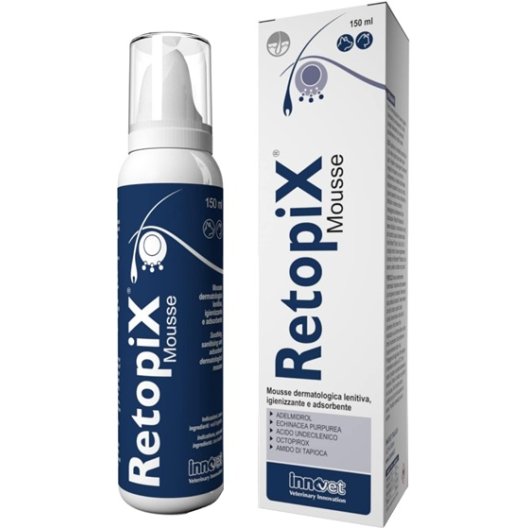 Retopix Mousse - 150 ml - lenitiva ed igienizzante per cani e gatti 