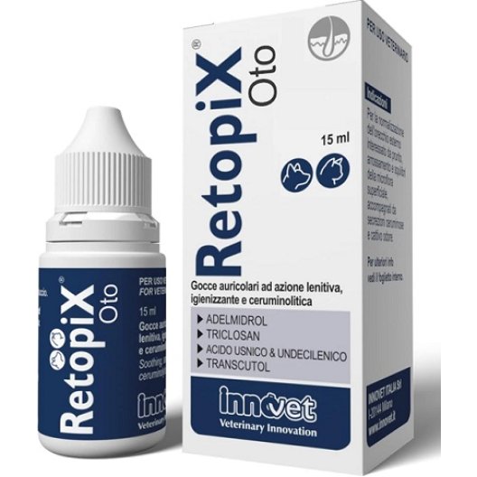 Retopix Oto gocce auricolari per cani e gatti 15 ml Retopix Oto gocce auricolari per cani e gatti 15 ml