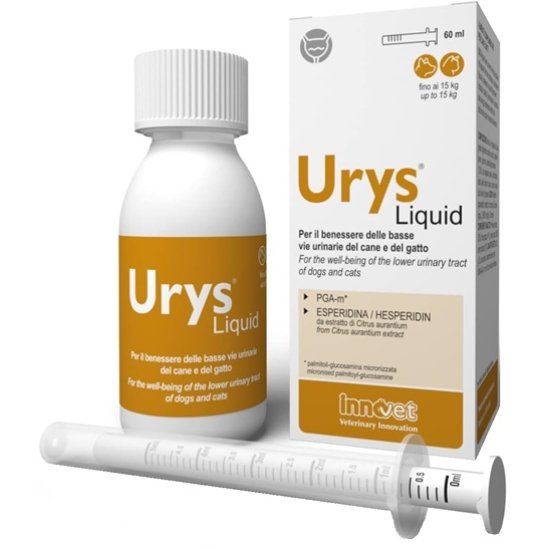 Urys Liquid 60 ml - Benessere Vie Urinarie Gatti Cani
