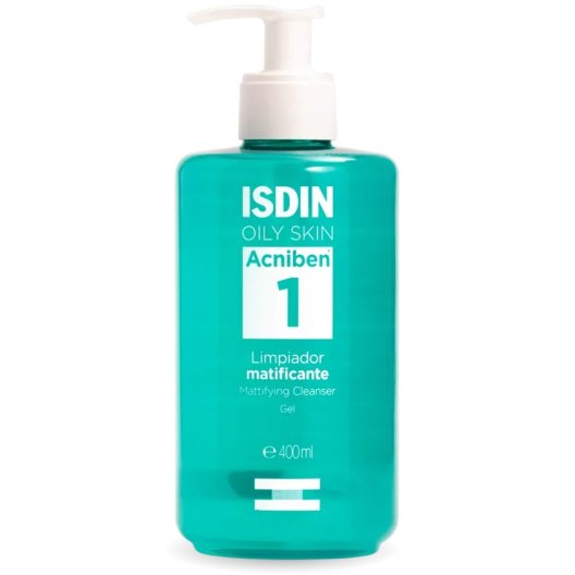 Isdin Acniben Mattifying Cleanser - 400 ml - gel detergente oil control Isdin Acniben Mattifying Cleanser - 400 ml - gel detergente oil control