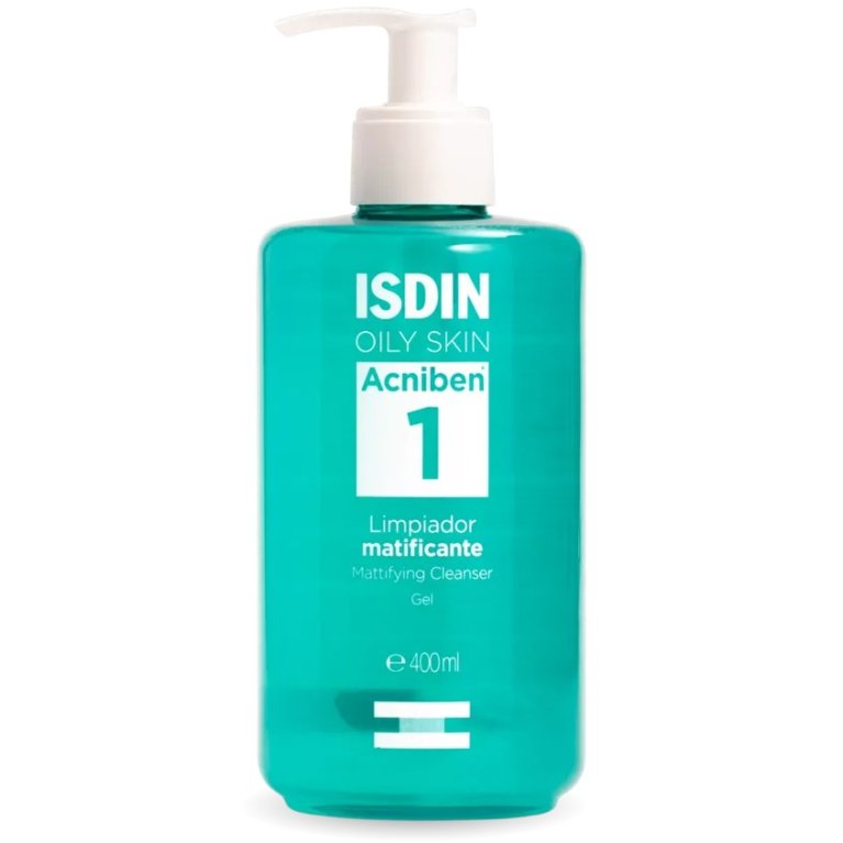 Isdin Acniben Mattifying Cleanser - 400 ml - gel detergente oil control