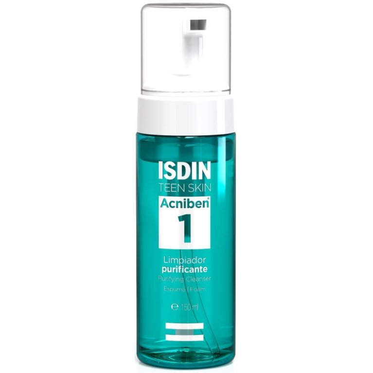 Isdin Acniben Mousse - 150 ml - Teen skin purifyng cleanser