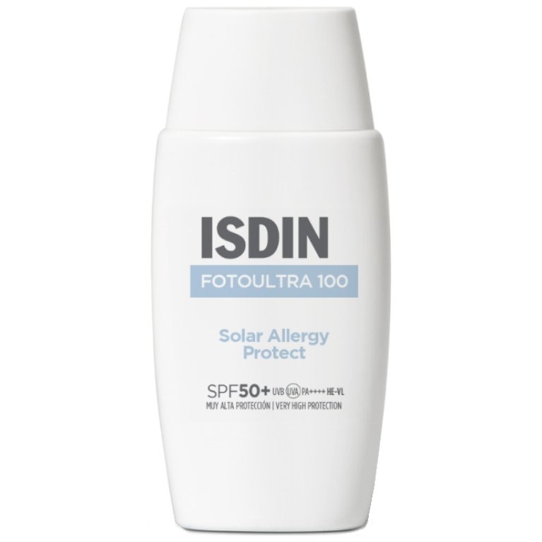 Isdin Fotoultra 100 Solar Allergy SPF 50+ - Solare viso contro gli eritemi - 50 ml Isdin Fotoultra 100 Solar Allergy SPF 50+ - Solare viso contro gli eritemi - 50 ml