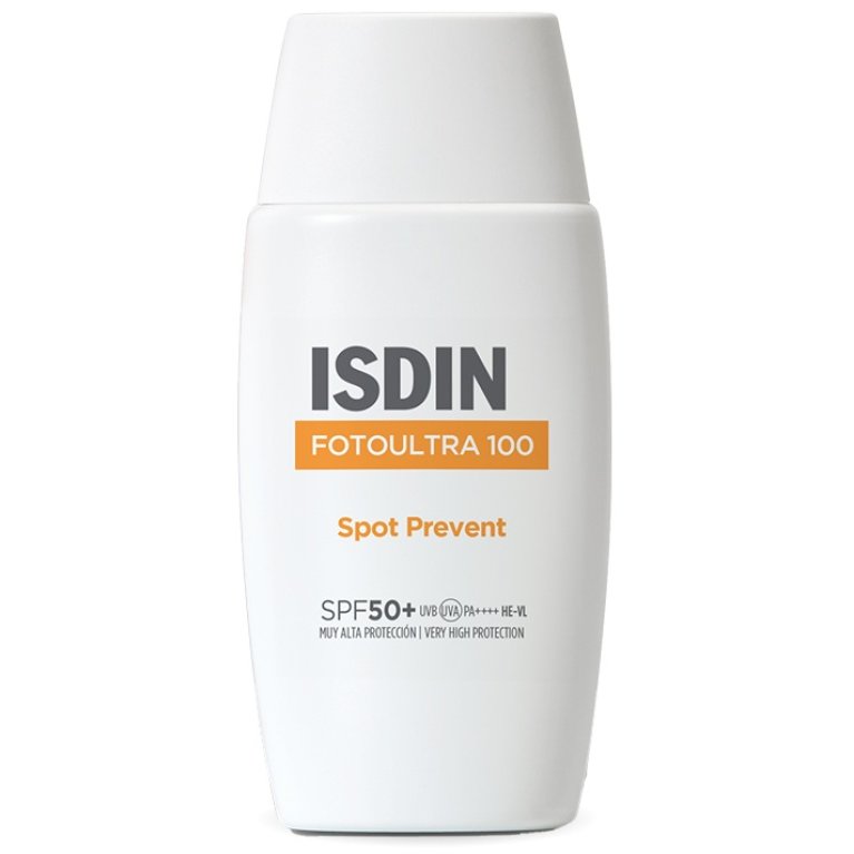 Isdin Fotoultra 100 Spot Prevent SPF 50+ - Protezione viso macchie solari - 50 ml Isdin Fotoultra 100 Spot Prevent SPF 50+ - Protezione viso macchie solari - 50 ml