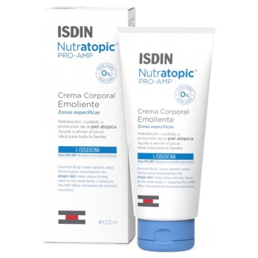 Isdin Nutratopic PRO-AMP Crema corpo emolliente - 200 ml Isdin Nutratopic PRO-AMP Crema corpo emolliente - 200 ml