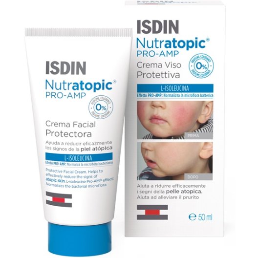 Isdin Nutratopic PRO-AMP Crema Viso Protettiva - 50 ml Isdin Nutratopic PRO-AMP Crema Viso Protettiva - 50 ml