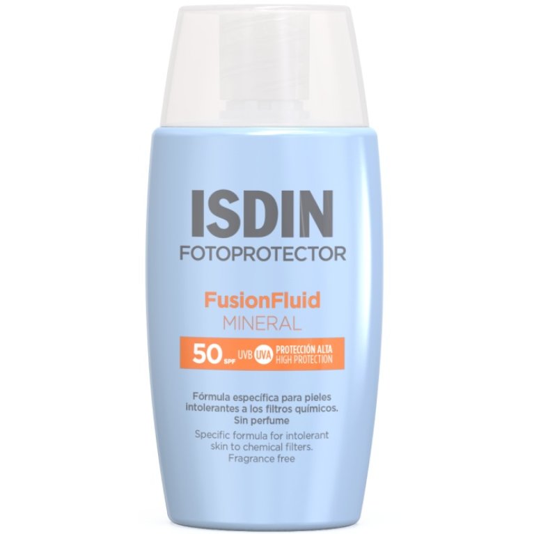 Isdin Fotoprotector Fusion Fluid Mineral SPF50+ - protezione viso filtro minerale - 50 ml Isdin Fotoprotector Fusion Fluid Mineral SPF50+ - protezione viso filtro minerale - 50 ml
