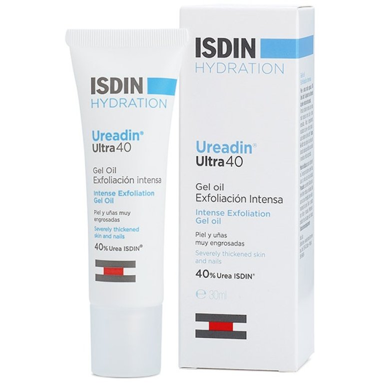 Isdin Ureadin Ultra 40 - 30 ml - Gel olio esfoliante urea 40% Isdin Ureadin Ultra 40 - 30 ml - Gel olio esfoliante urea 40%