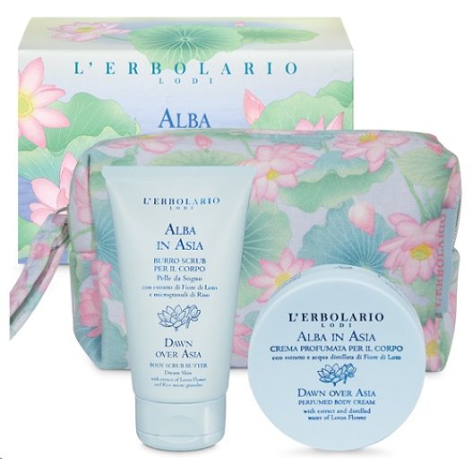 Alba in Asia Beauty Pochette pelle da sogno con burro scrub e crema per il corpo