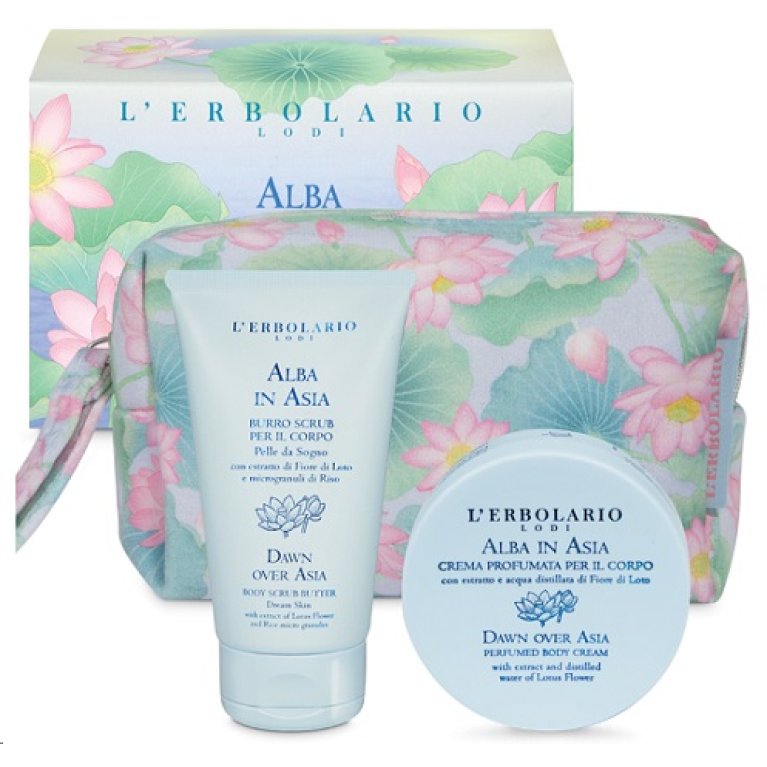 Alba in Asia Beauty Pochette pelle da sogno con burro scrub e crema per il corpo