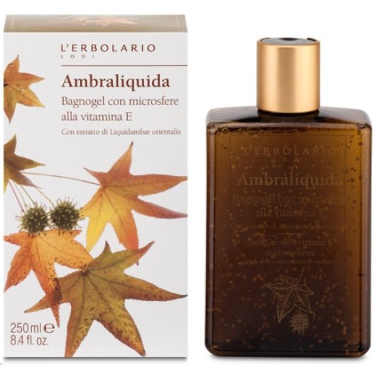 Ambraliquida Bagnogel con microsfere alla vitamina E 250 ml - L'Erbolario