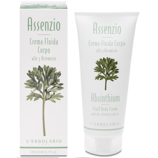 Assenzio Crema fluida per il corpo alle 3 artemisie L'Erbolario 200 ml Assenzio Crema fluida per il corpo alle 3 artemisie L'Erbolario 200 ml