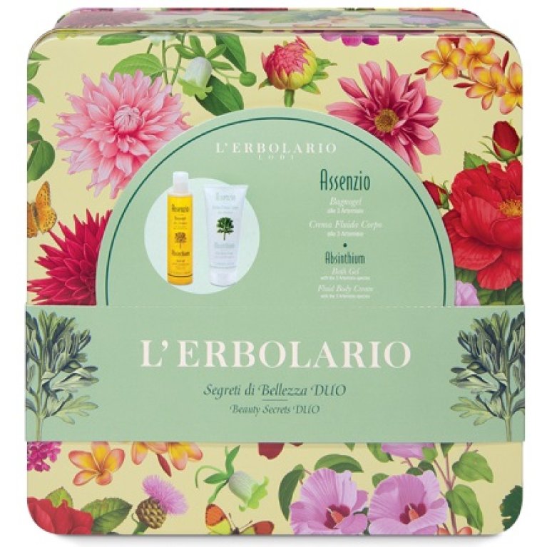 Assenzio Segreti di Bellezza Duo L'Erbolario - bagnogel da 200 ml e crema corpo 200 ml