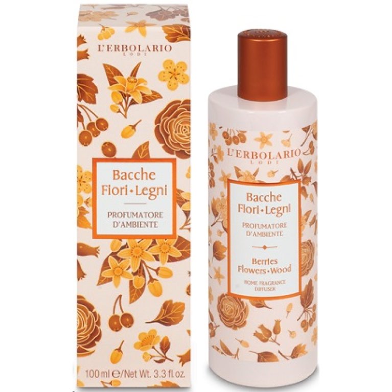 Bacche Fiori Legni profumatore d'ambiente L'Erbolario - 100 ml Bacche Fiori Legni profumatore d'ambiente L'Erbolario - 100 ml